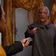 Tuvok reaches for his phaser thinking the Vidiians are up to no good.